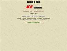 Tablet Screenshot of hammerandnails.com